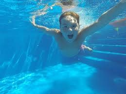 boy swimming