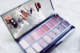 a box of eye makeup